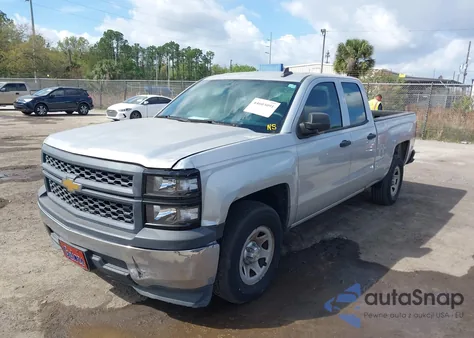 2015 Chevrolet Silverado 1500 Wt из США, поврежденный, VIN 1GCRCPEH9FZ204709